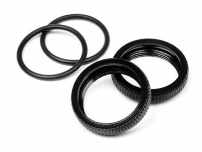 GHIERE BIG BORE/O-RING AMMORTIZZATORE NERO (2 PZ) Buggy Off-Road Nitro Elettrico D817/D819RS Buggy