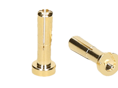 CONNETTORI 4MM GOLD MASCHIO (2) LOW PROFILE Accessori, Cavi e Spinotti Batterie