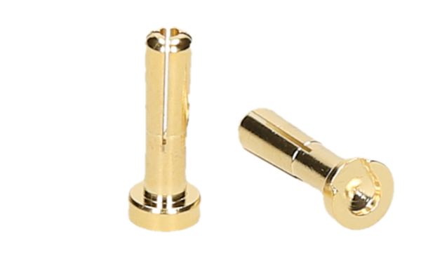 CONNETTORI 4MM GOLD MASCHIO (2) LOW PROFILE