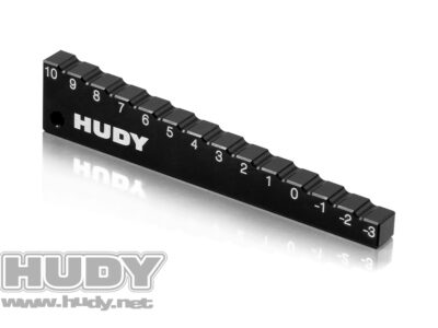 HUDY Chassis Droop Gauge -3 to 10 mm for 1/10 (10 mm) Chiavi, Attrezzi e Setup Tools 1/10