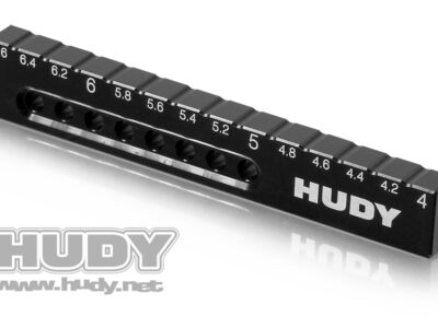 HUDY Ultra-Fine Chassis Droop Gauge 4.0-6.6mm Chiavi, Attrezzi e Setup Tools 1/10