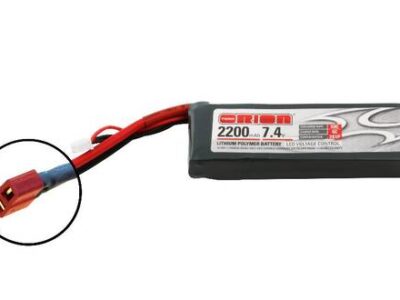 Team Orion LiPo 2200 2S 7,4V 50C Deans Batterie