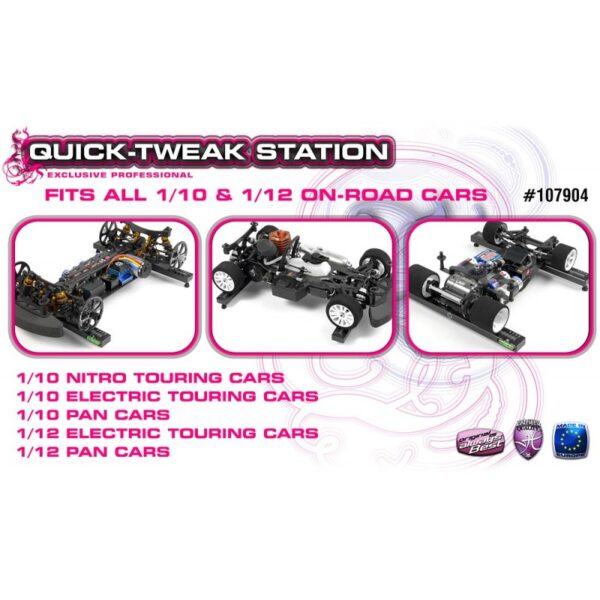 Hudy Quick-Tweak Station 1/10 & 1/12 On-Road - immagine 2