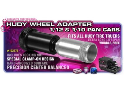 Hudy Wheel Adapter 1:12 & 1:10 Pan Cars Chiavi, Attrezzi e Setup Tools 1/10