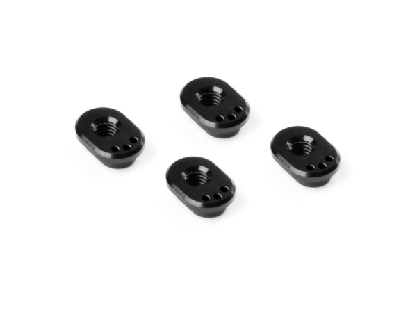 Xray X1/X4 Alu Caster Bushing Front 5? / Rear 2.5? - 3 Dots (4)