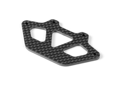 X12 2025 – Carbon Bumper Lower Holder for 1-piece Chassis – 2.5mm X12 2025