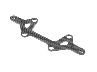 X12 CARBON LOWER SUSPEN. ARM PLATE FOR 1-PIECE CHASSIS X12 2024