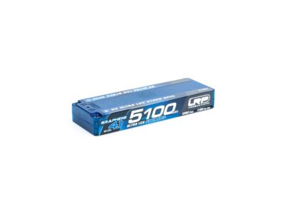 LRP HV Hyper LCG Stock Spec GRAPHENE-4.1 5100mAh Hardcase Battery – 7.6V LiPo – 135C/65C Batterie BATTERIES