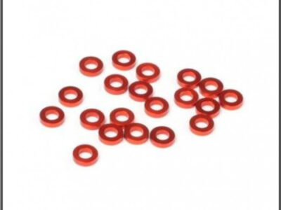 RONDELLA ALLUMINIO 3X6X1.5MM ARANCIONE (20 PZ) PRO5 Touring Elettrico 1/10